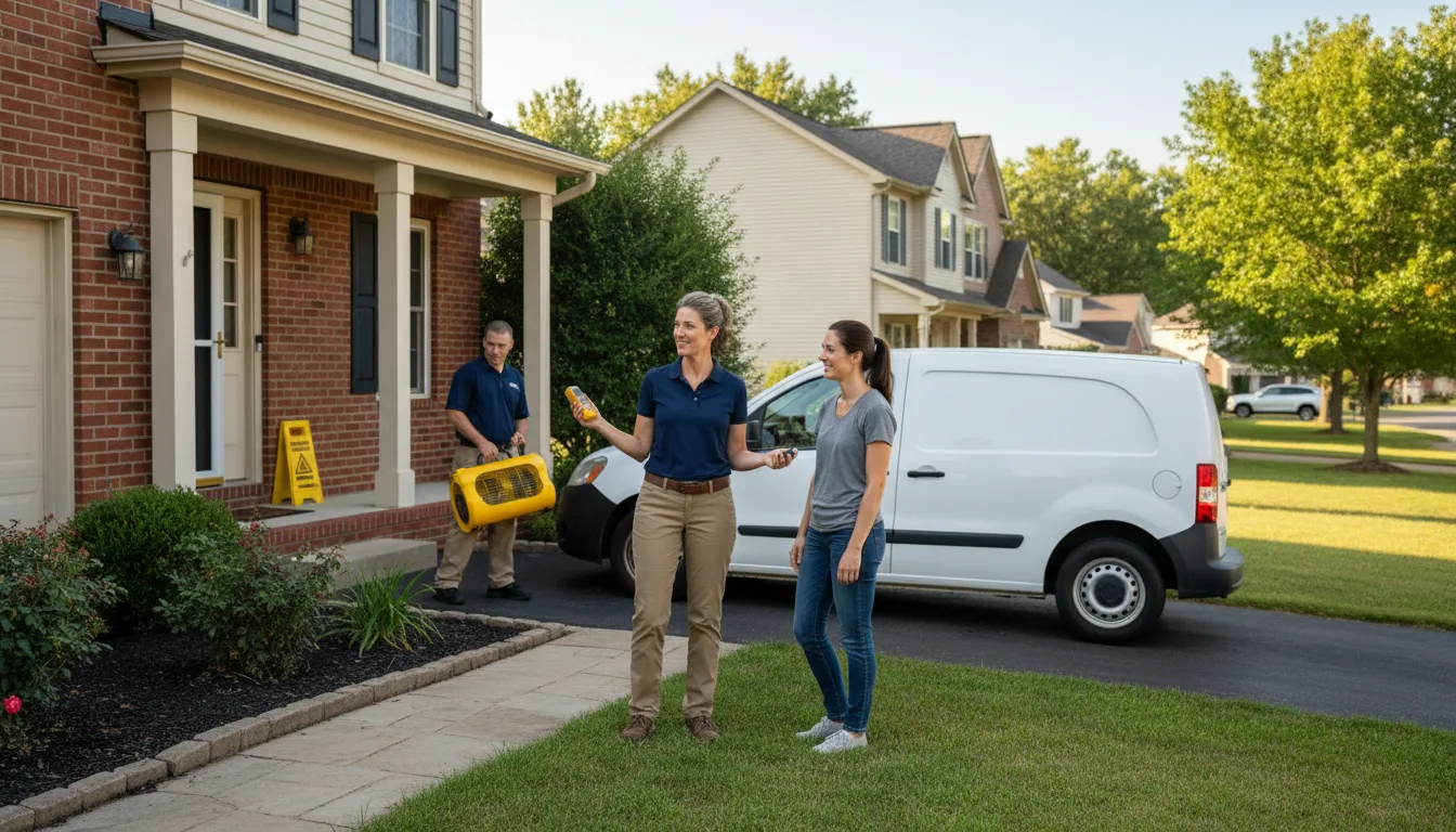 Residential water damage restoration in Big Arm, MT